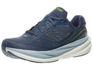 New Balance 1080 v15 men's running shoe in Vintage Indigo/Alkaline Green — angled view