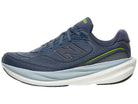 New Balance 1080 v15 men's running shoe in Vintage Indigo/Alkaline Green — lateral view