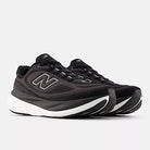 New Balance 1080 v15 women's running shoe in Black/Slate Grey — angled view