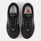 New Balance 1080 v15 women's running shoe in Black/Slate Grey — top view
