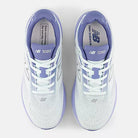 New Balance 1080 v15 women's running shoe in Glint Blue/Silver Metallic/Fairweather Blue — top view