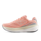 New Balance 1080 v15 women's running shoe in Pink Lemonade — angled view