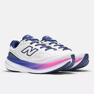 New Balance 1080 v15 women's running shoe in Sea Salt/Blue Oyster — angled view