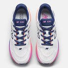 New Balance 1080 v15 women's running shoe in Sea Salt/Blue Oyster — top view