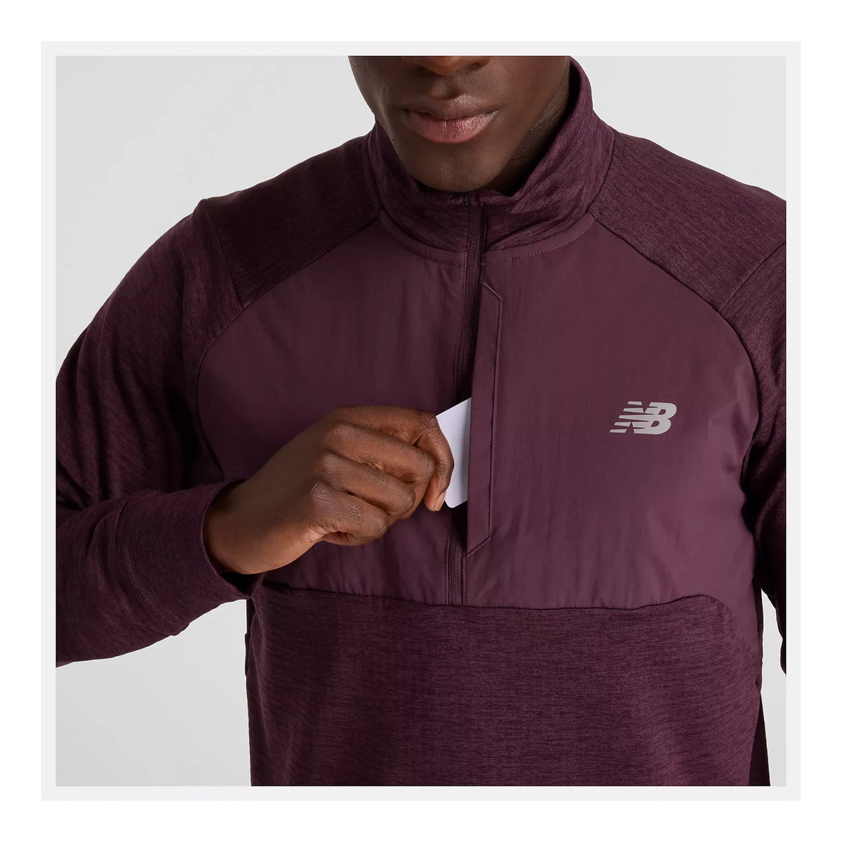 New Balance RC Essential Heat Grid 1/2 Zip Men's product image