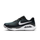 Men's Nike Structure Plus. Black upper. White midsole. Lateral view.
