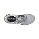 Men's Nike Structure Plus. Grey upper. Cream midsole. Top view.