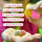 noogs Sour Energy Chews Lemon Zinger 1.9 oz product image