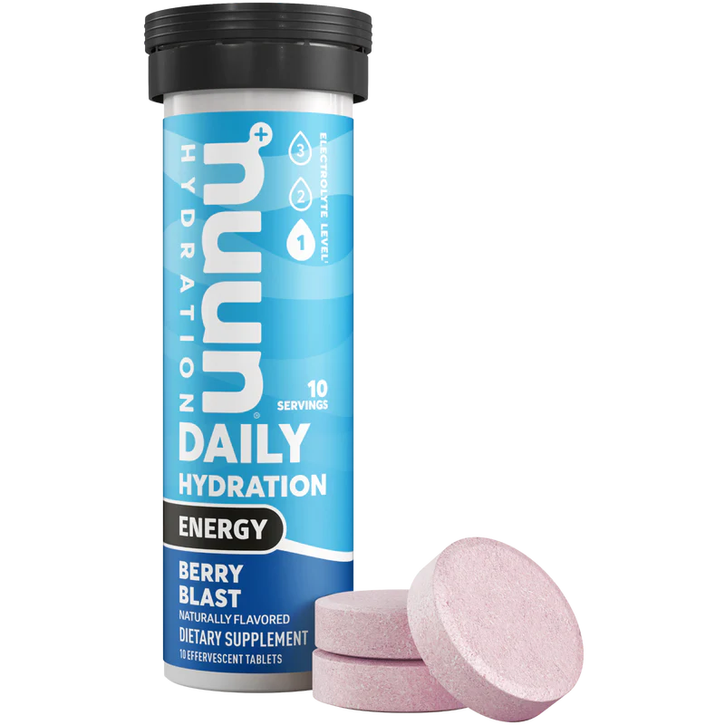 nuun energy single tubes. Berry Blast.