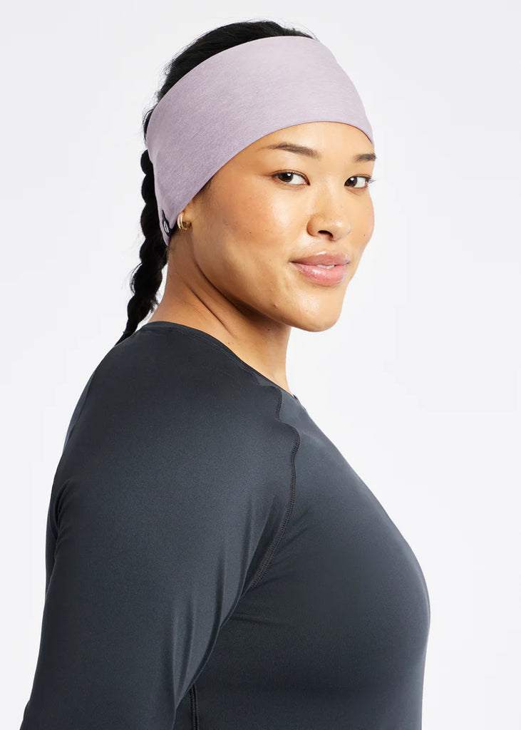 Women's Oiselle Ear Band. Lavender.