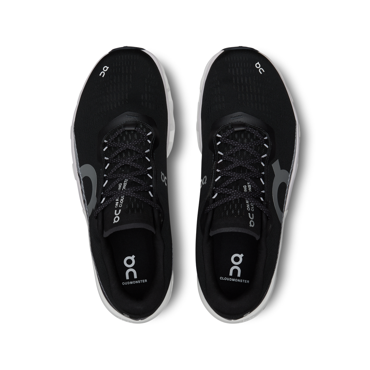 Men's On Cloudmonster 2 Black/Frost – official On 4K top view