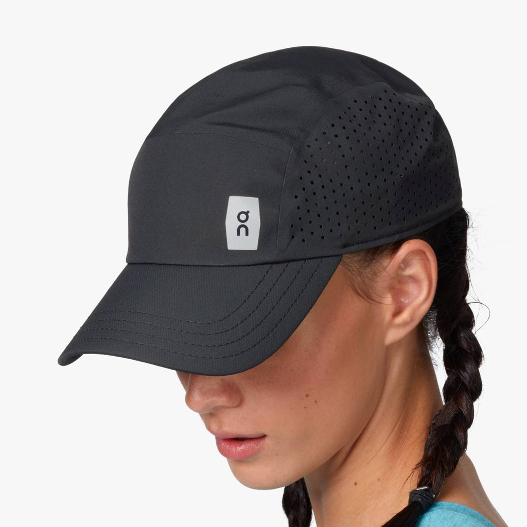 Unisex On Running Lightweight Cap. Black