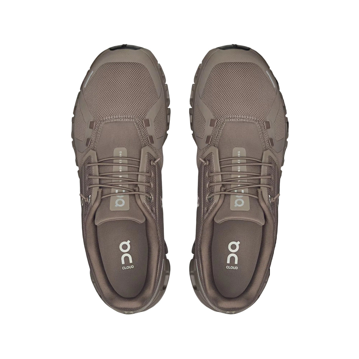 Men's On Cloud 6 in Ash/Cinder, lateral view