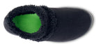 Oofos OOcoozie Low. Black. Top view.