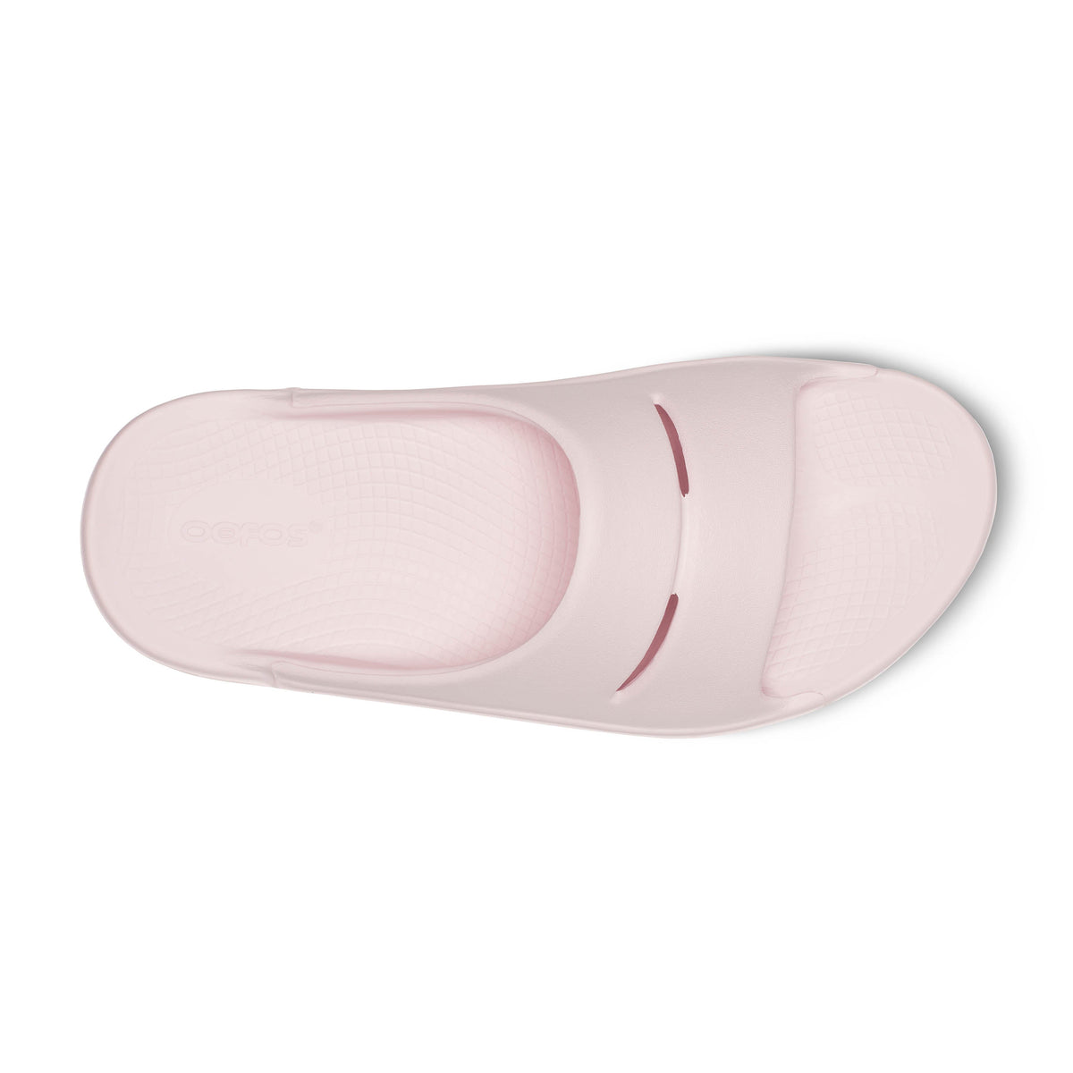 Unisex Oofos OOahh Slide Primrose top view
