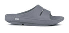 Unisex Oofos OOahh Slide Slate lateral view
