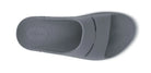 Unisex Oofos OOahh Slide Slate top view