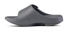 Unisex Oofos OOahh Sport Flex Slide Slate medial view