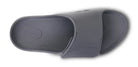 Unisex Oofos OOahh Sport Flex Slide Slate top view