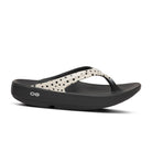 Women's Oofos OOlala Limited Sandal in Pebble, side view