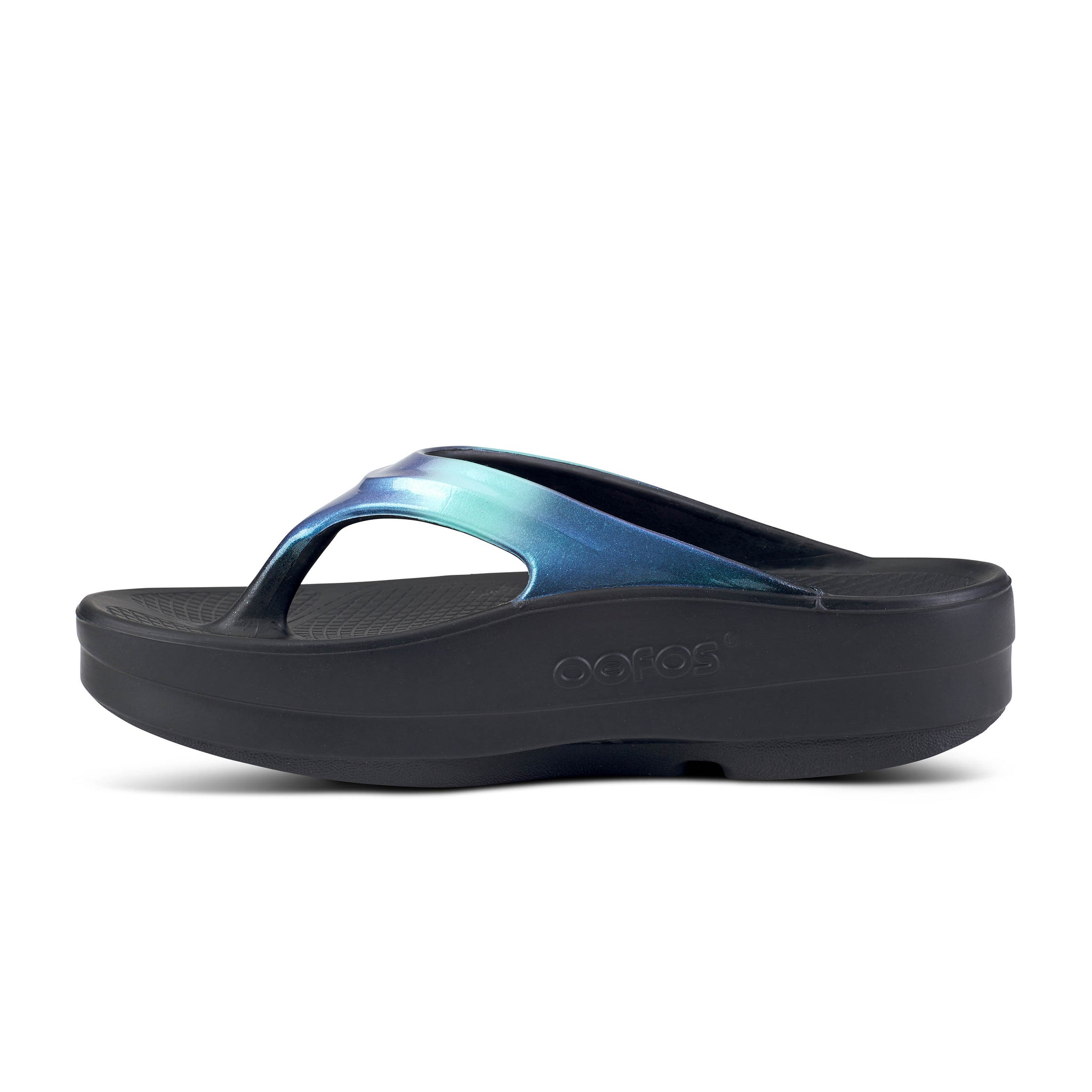 Womens Oofos OOmega OOlala Luxe Sandal | Atlantis – Confluence