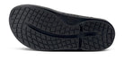 Oofos Ooriginal Sport Sandal. Green/Black Camo. Bottom view.