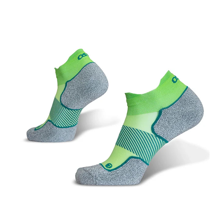 OS1st Active Comfort Socks. No Show. Green.