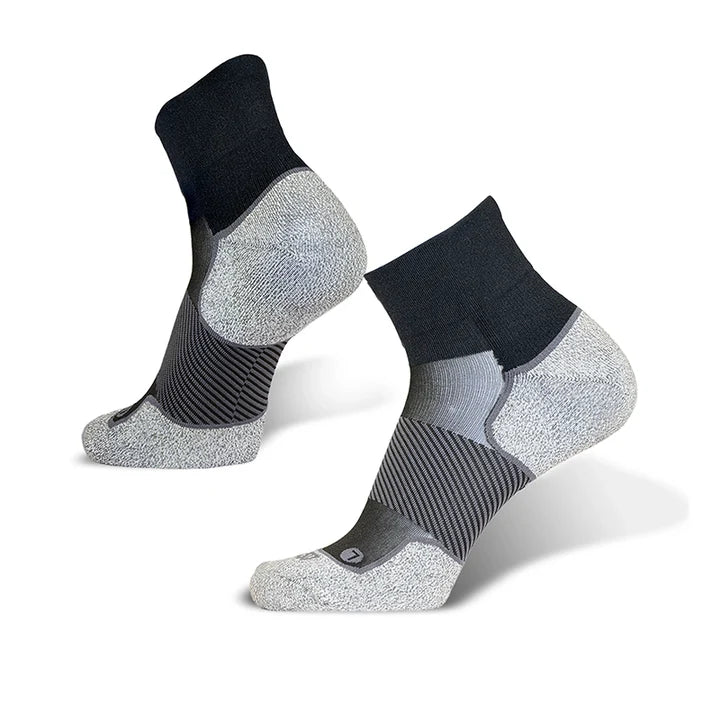 OS1st Active Comfort. Quarter Crew. Black.