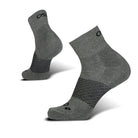 OS1st Wicked Comfort. Quarter Crew Socks. Charcoal.
