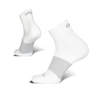 OS1st Wicked Comfort. Quarter Crew Socks. White.