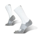 OS1st Wide Wellness Performance Crew Socks. White.