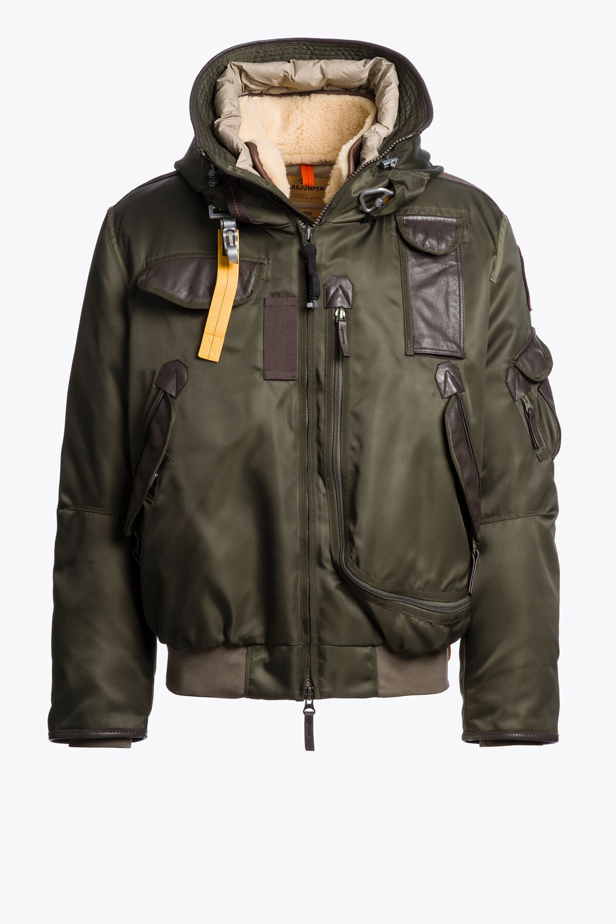 Parajumpers Gobi 20th men's down bomber in Rosemary, front view