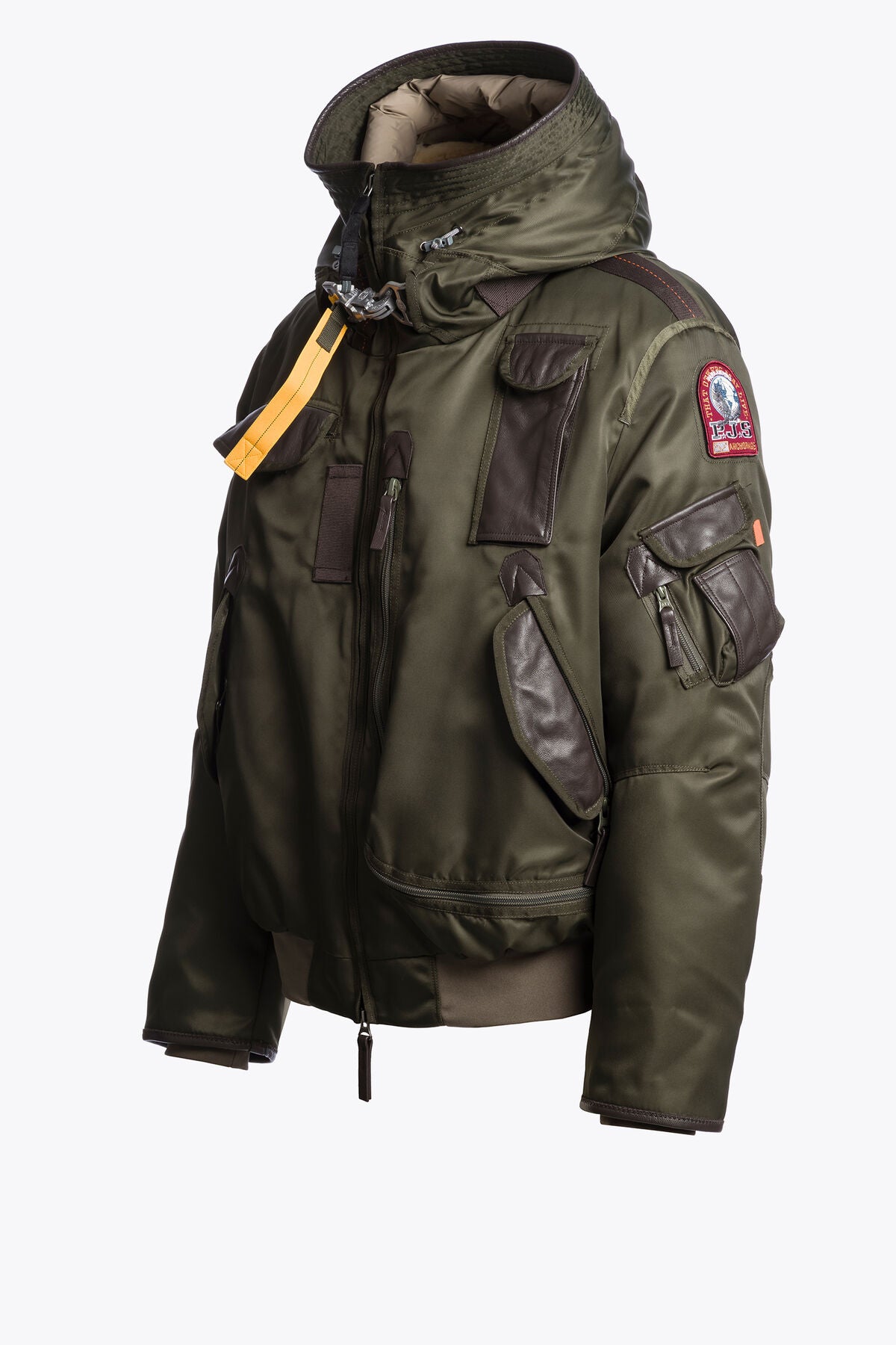 Parajumpers Gobi 20th men's down bomber in Rosemary, back view