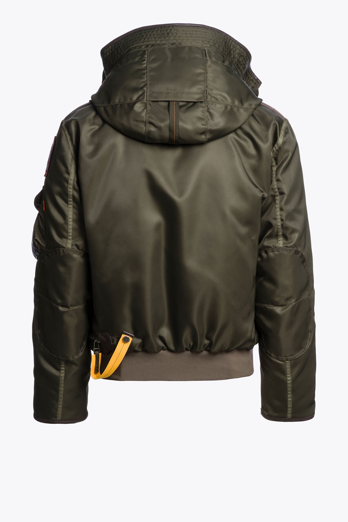 Parajumpers Gobi 20th men's down bomber in Rosemary, side view