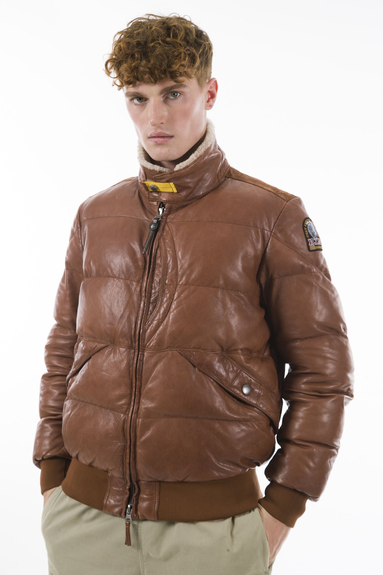 Parajumpers | Alf | Leather Bomber Jacket | Men's – Confluence