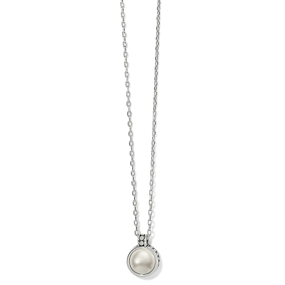 Brighton Pebble Dot Pearl Short Necklace Women's