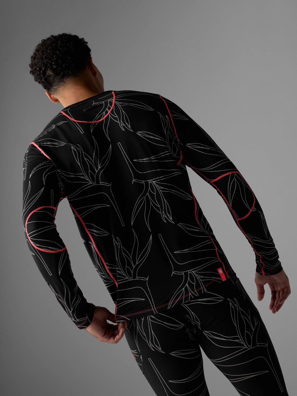 Men's rabbit Low Light Layer One. Black Reflective.