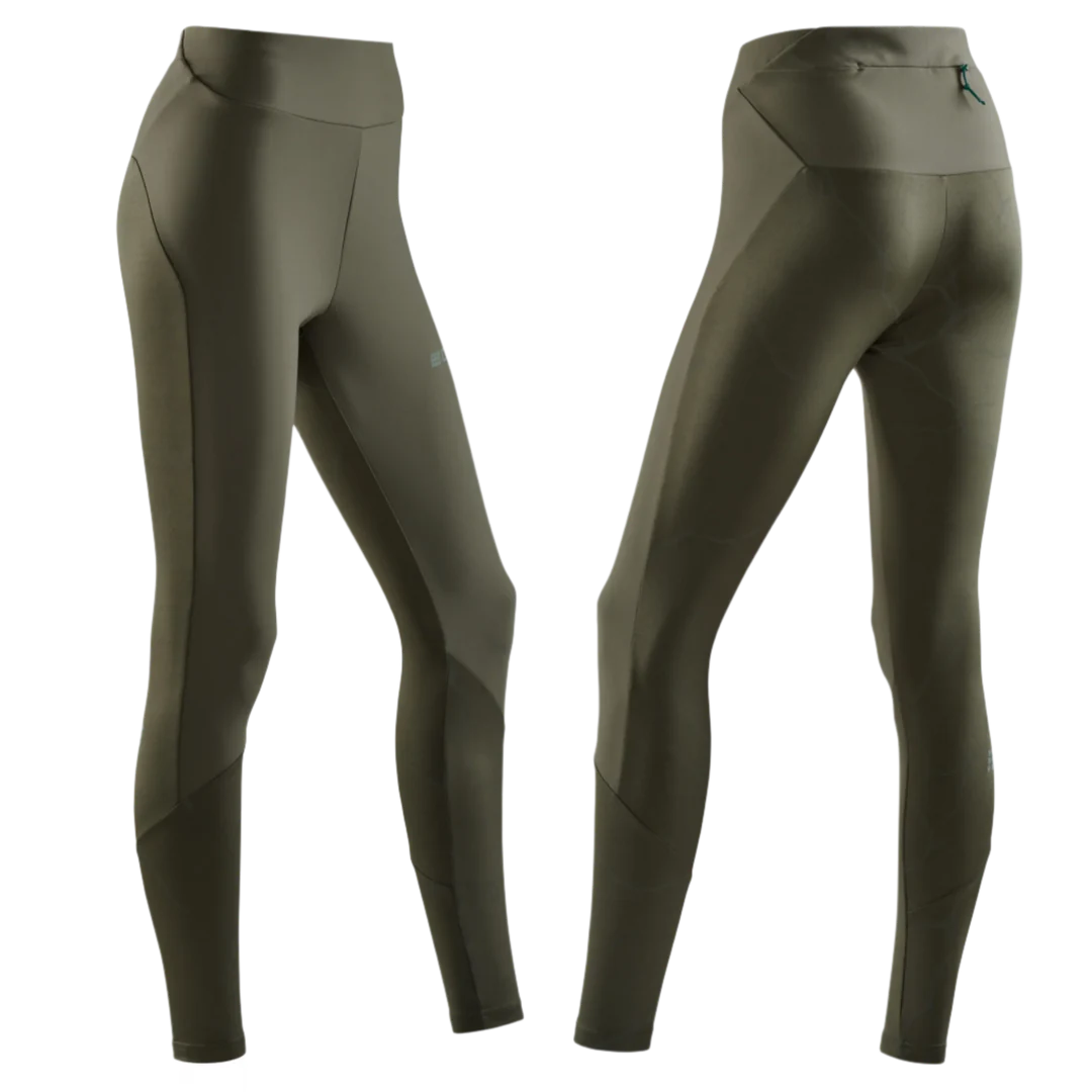 CEP Reflective Tights Women's Dark Green