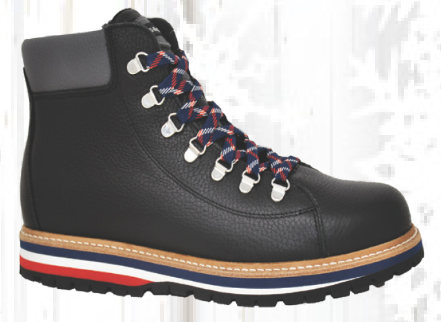 Regina Imports Ariel men's shearling leather winter boots in Ebony