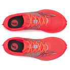 Saucony Kilkenny XC 10 in ViziRed/Silver – top view.
