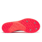 Saucony Kilkenny XC 10 in ViziRed/Silver – outsole view.