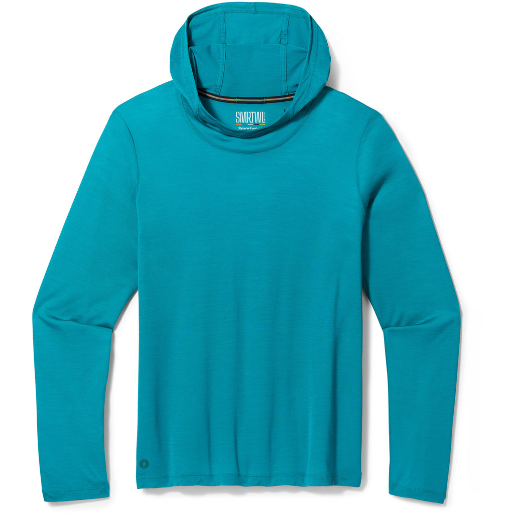 Smartwool Active Ultralite Hoodie | Women's | Blue | Front View