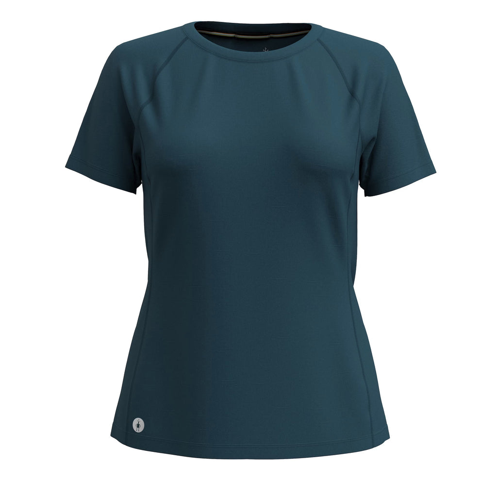 Smartwool Short Sleeve Shirt| Womens | Teal | Front View
