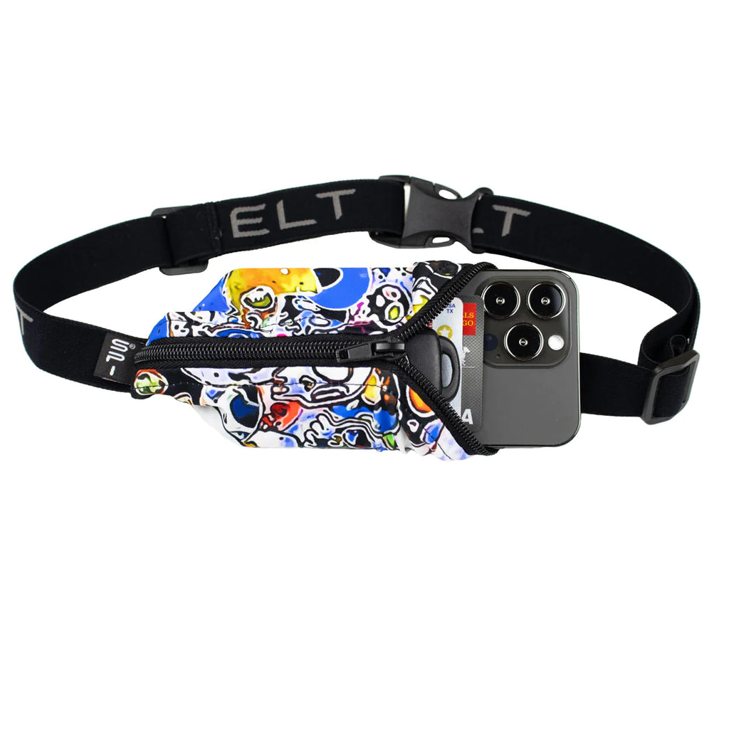 Unisex Spibelt Large Pocket | Skulls/multicolored 