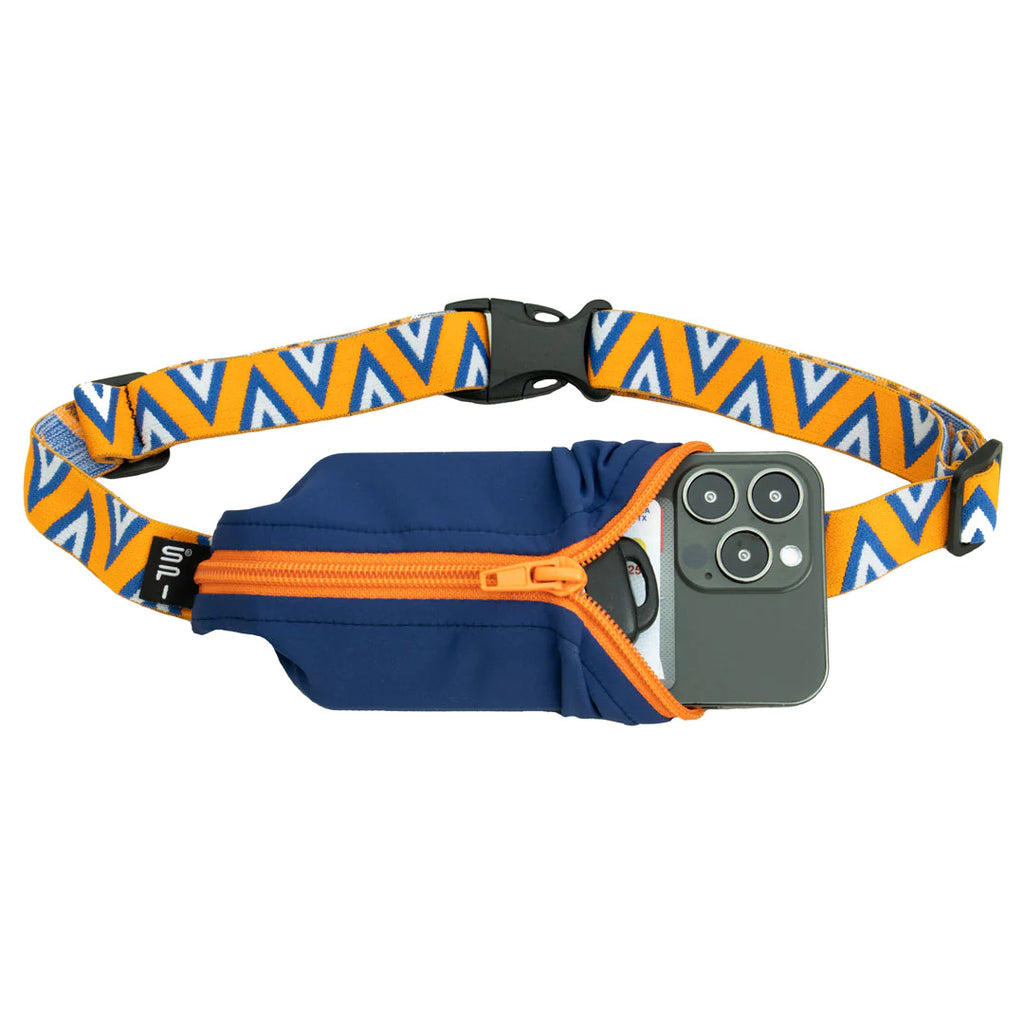 Unisex Spibelt Large Pocket | Blue and Orange