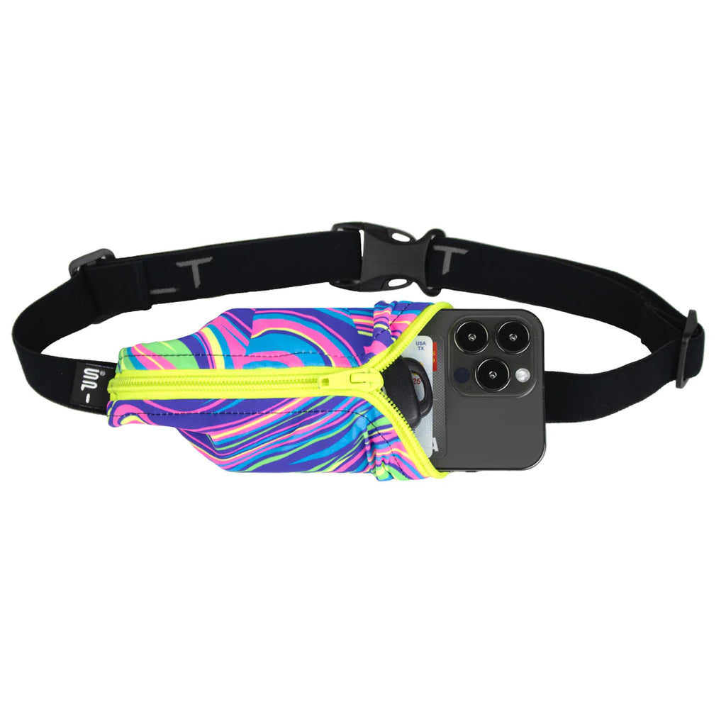Unisex Spibelt Large Pocket | Lime/Multicolored 
