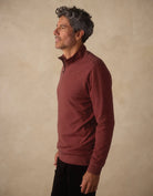 The Normal Brand Puremeso Weekend Quarter Zip Men's Redwood product image