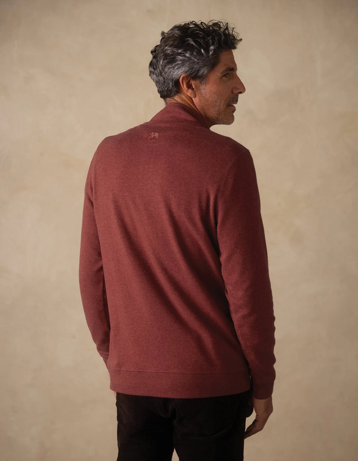 The Normal Brand Puremeso Weekend Quarter Zip Men's Redwood product image