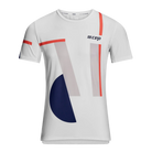 CEP The Run Short Sleeve Shirt Men's White Geometric