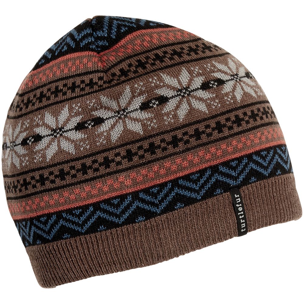 Turtle Fur Nuka Merino Wool Beanie in Mustang